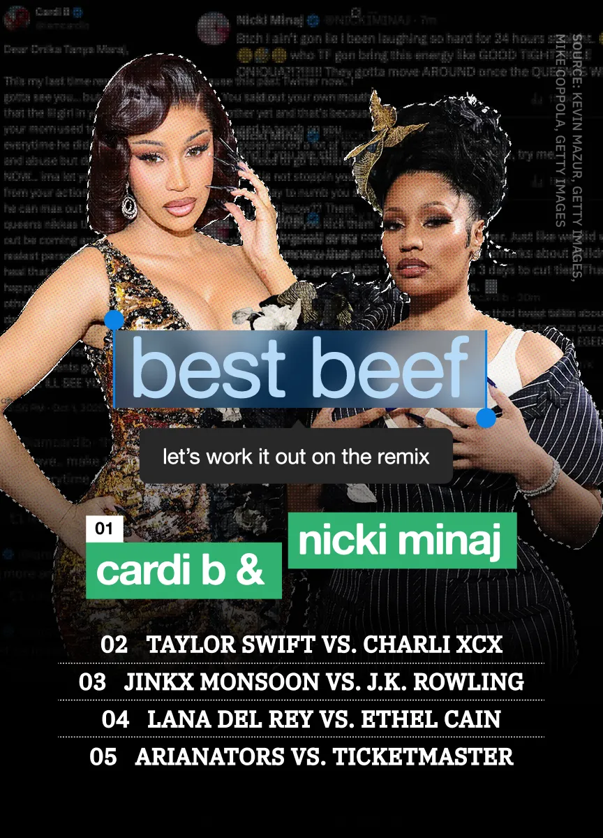 Best Beef: Nicki Minaj vs. Cardi B